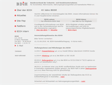 Tablet Screenshot of bdih.de